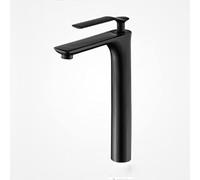 LMRJHAZ Black Lavel Dink Brass Brass 1 foro Miscelatore di acqua calda e fredda Tocca per il design della mod di vanità di lavandino con finitura nera