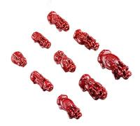 LMRJHAZ Bracciale Cina Naturale Bracciale Feng Shui per BEGIE CINABAR PIXIU Accessori di MEDIFICATORIO PROCESSO di MEDITURE Ornamento per BRACCOLA di Cattura di Passa