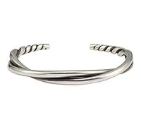 LMRJHAZ Braccialetti per Uomini Bracciale Donne Vintage Twist Bangle per Uomini Fashion Casual Party