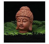 LMRJHAZ Buddha Statue Ceramica Statue di Buddha Testa Sabbia Viola sakyamuni Buddha Decorazioni per la casa Figurine Ornamenti Decorazioni di Buddismo Feng Shui Decorazione