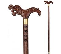 LMRJHAZ Canne Ali di Pollo in Legno Massiccio Dimensioni Bastoncini da Passeggiata di Canna Il Drago fornisce Vecchi Regali camminatore stampella in Legno in Legno Massiccio di Canna Vecchia in Legno