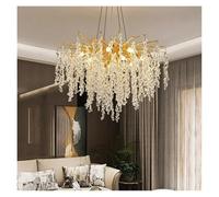LMRJHAZ Filiali di Rami di Lusso LED CRYDALILIR LIMINA A CASA per LA Vivere Decorazioni di Passaggio DECOLAZIONE INCIDE A PENDANTE INFITO INFITE (3 mutevoli, D60CM)