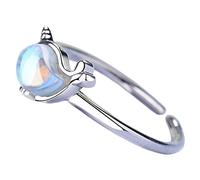 LMRJHAZ Gioielli Anello di Balena Mister Tuner Bracciale Pianta di Coniglio Occhiali da Sole Ghirlanda Funzione Fucina per Donne Anelli Dolci Penne interessanti per ondeggiare Le Punte del