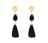 LMRJHAZ Gioielli-Orecchini da Donna Orecchini a Lobo Orecchini Pendenti Linea Orecchio, Orecchini Pendenti Geometrici Lunghi in Resina Trasparente Neri, Orecchini da Strada con personalità Elegante