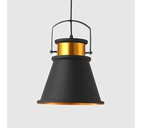 LMRJHAZ Impostazione del Paralume a Sospensione del Paralume in Metallo Nero a Ciondolo Industriale Vintage per Il corridoio di Lampada a Sospensione retrò per Il corridoio di Loft Bar Ristorante,