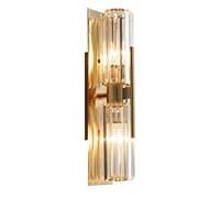 LMRJHAZ Lampada a Ciondolo a LED, Chaner, Lampada da Parete in Cristallo a 2 luci a Parete Light Elegante Sconcetto Sconcetto Night Night Lampada per Camera da Letto Camera da Bagno Soggiorno (12