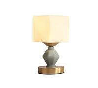 LMRJHAZ Lampada da Letto da Letto Lampada da Letto, Lampada da scrivania Decorativa Soggiorno, Tutto Il Materiale di Rame, Lampada in Ceramica, Lampada da Tavolo da Studio
