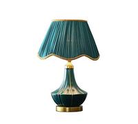 LMRJHAZ Lampada da Letto in Ceramica in Ceramica in Rame Lampada da Letto Calda Lampada Decorativa Soggiorno Lampada da Tavolo