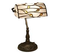 LMRJHAZ Lampada da Tavolo banchiere retrò Letto Ligth fattine in Vetro Artificiale per Luce Calda e Accogliente Sala da Letto Soggiorno Rood Necessario (Trasparente Una Taglia)