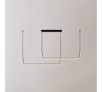 LMRJHAZ Luce a Sospensione a Ciondolo a Cipolla a Tenda Lunghe a LED a Tri-Colore a LED Interno, a Sospensione Moderna a Sospensione Regolabile, Chaner (OneColor 120cm)