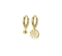 LMRJHAZ Orecchini a cerchio S Flash Diamond Star Orecchini nappe asimmetrici per le orecchie del cerchio di gioielleria fine