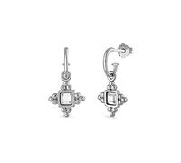 LMRJHAZ Orecchini piercing per pinne per le orecchie da zircone nero per gioielli da sposa