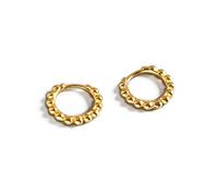 LMRJHAZ Piccole Sfera Minimalista Piccoli Orecchini a Cerchio per Donne Ragazze s925 Orecchio Traforato in Argento Sterling Semplice cartilagine Tragus dormiente huggie Mini Cerchi di telai