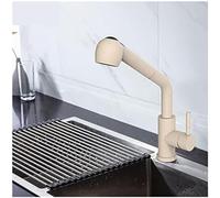 LMRJHAZ Rubinetti da Cucina spazzoti Nichel rubinetti da Cucina a Foro Singolo a 360 Gradi Tira Fuori out Nero lavello Cucina Mixer in Acciaio in Acciaio in Acciaio offerto efficiente-b