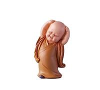 LMRJHAZ Tavolo Decorazione Desktop in Stile Cinese Saggezza Zen Piccola Decorazione Monaco Antico Stile Buddha Simpatico Soggiorno Studio Decorazione Desktop Decorazione Creativa benedizione Regalo