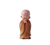LMRJHAZ Tavolo Decorazione Desktop in Stile Cinese Saggezza Zen Piccola Decorazione Monaco Antico Stile Buddha Simpatico Soggiorno Studio Decorazione Desktop Decorazione Creativa benedizione Regalo