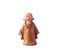 LMRJHAZ Tavolo Decorazione Desktop in Stile Cinese Saggezza Zen Piccola Decorazione Monaco Antico Stile Buddha Simpatico Soggiorno Studio Decorazione Desktop Decorazione Creativa benedizione Regalo