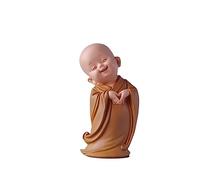 LMRJHAZ Tavolo Decorazione Desktop in Stile Cinese Saggezza Zen Piccola Decorazione Monaco Antico Stile Buddha Simpatico Soggiorno Studio Decorazione Desktop Decorazione Creativa benedizione Regalo
