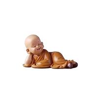 LMRJHAZ Tavolo Decorazione Desktop in Stile Cinese Saggezza Zen Piccola Decorazione Monaco Antico Stile Buddha Simpatico Soggiorno Studio Decorazione Desktop Decorazione Creativa benedizione Regalo