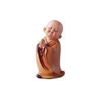 LMRJHAZ Tavolo Decorazione Desktop in Stile Cinese Saggezza Zen Piccola Decorazione Monaco Antico Stile Buddha Simpatico Soggiorno Studio Decorazione Desktop Decorazione Creativa benedizione Regalo