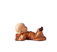 LMRJHAZ Tavolo Decorazione Desktop in Stile Cinese Saggezza Zen Piccola Decorazione Monaco Antico Stile Buddha Simpatico Soggiorno Studio Decorazione Desktop Decorazione Creativa benedizione Regalo