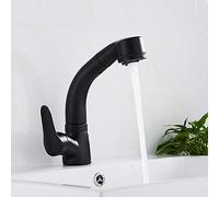 LMRJHAZ Tutto il rubinetto del bagno di rame tira fuori rubinetto caldo e freddo con manico del rubinetto del rubinetto per il bagno.