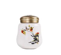 LMRJHAZ Urna funebre per Ceneri per Adulti e Animali Domestici ， URN MEDICINI E MEMORIALI Grandi ， Ceramica Fatta a Mano ， Urna di sepoltura/#12