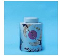 LMRJHAZ Urna funebre per Ceneri per Adulti e Animali Domestici ， URNE MEDICING Umani E Piccoli URNI MEMORIALI ， Ceramica Fatta a Mano Terna ， Urna di sepoltura/Giallo
