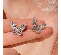 LMRJHAZ Zircone inlaiid -Color Heart Long Orecchini di Nappa Gioielli per Il Regalo di Compleanno delle Donne