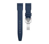 LMRJHAZM -21mm 22 mm Nylon Canvas Watchband in pelle per cinturino IWC Spitfire Mark 18 Portugieser Portfino Top Gun Pilot IW3777 Wristband IW3777