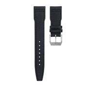 LMRJHAZM -21mm 22 mm Nylon Canvas Watchband in pelle per cinturino IWC Spitfire Mark 18 Portugieser Portfino Top Gun Pilot IW3777 Wristband IW3777