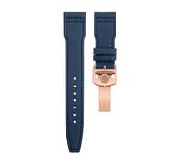 LMRJHAZM -21mm 22 mm Nylon Canvas Watchband in pelle per cinturino IWC Spitfire Mark 18 Portugieser Portfino Top Gun Pilot IW3777 Wristband IW3777