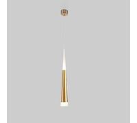 LMRJHAZM Barra Luminosa Mini a Ciondolo Dorata LED Long TUBILE LAMPAGNO A RACCINAZIONE Acrilico Nero Moderna Sospensione Moderno DROGLIO Linear CROME FRHOME FAYER Chandelier