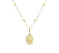 LMRJHAZM Collana del Cuore Sacro di Muti per Donne, Sacro Cuore Vintage di Gesù Collana - Ciondolo colorato Sacro Cuore, Collana di Gesù per Il Compleanno di Natale Regali del Ringraziamento