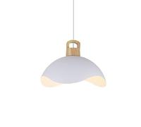 LMRJHAZM E27 a Sospensione in Legno in Legno di Legno Ristorante lampadario in Stile Nordic Style Aibro dai Letto Casa del Comodino Ampia Luci sospese Lanterna di Paralume in Metallo per Le luci