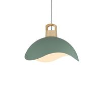 LMRJHAZM E27 a Sospensione in Legno in Legno di Legno Ristorante lampadario in Stile Nordic Style Aibro dai Letto Casa del Comodino Ampia Luci sospese Lanterna di Paralume in Metallo per Le luci