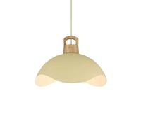 LMRJHAZM E27 a Sospensione in Legno in Legno di Legno Ristorante lampadario in Stile Nordic Style Aibro dai Letto Casa del Comodino Ampia Luci sospese Lanterna di Paralume in Metallo per Le luci