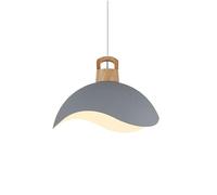 LMRJHAZM E27 a Sospensione in Legno in Legno di Legno Ristorante lampadario in Stile Nordic Style Aibro dai Letto Casa del Comodino Ampia Luci sospese Lanterna di Paralume in Metallo per Le luci