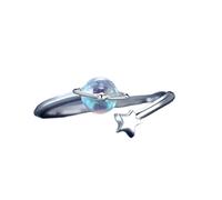 LMRJHAZM Girl Products Couple S925 Silver Color Planet Astronauta Anello regolabile Gioielli Regali DZ0038-N36
