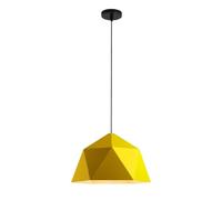 LMRJHAZM Lampadario a Ciondolo a Sospensione a Testa Singola lampadario alla Moda e Geometrico Il Paralume la Lampada Decorativa nella Barra della Camera da Letto contatore di Illuminazione Metallica