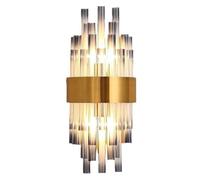 LMRJHAZM Lampade a Parete Leggera Lampada a Bordo di Vetro Creativo Lampada per vanità Oro Vanity Montaggio da Parete per Interni per Sala da Letto per Sala da Letto Sconcetto Sconcetto Lampada da