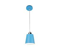 LMRJHAZM Lampadino Industriale a Vento Industriale a Sospensione Singolo a Sospensione per Il Paralume del soffitto colorato a soffitto E27 Altezza Regolabile in Metallo paralamode in Metallo per la