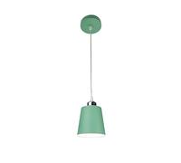 LMRJHAZM Lampadino Industriale a Vento Industriale a Sospensione Singolo a Sospensione per Il Paralume del soffitto colorato a soffitto E27 Altezza Regolabile in Metallo paralamode in Metallo per la