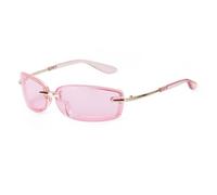 LMRJHAZM Occhiali da Sole rettangolo a Specchio d'Argento da Moda Donne alla Moda di Caramelle da Sole Occhiali da Sole