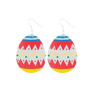 LMRJHAZM Ornamenti 3 Coppie in Vetro in Pelle Lightweight lacrima Leggera Orecchini Coniglietti Easter Easter Porgano per Il Festival delle Vacanze di Primavera Ornamenti di Gioielli