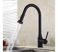 LMRJHAZM Rubinetto da cucina in rame zedaro cucina in quarzo in pietra nera cucina nera rotarybasin-tiep-tiep-tieuke acqua fredda miscelatore di acqua per acqua fredda rubinetto cucina lavare