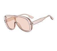 LMRJHAZM Un Pezzo Occhiali Da Sole Delle Donne di Modo Oversize Occhiali Da Sole Degli Uomini Goggle Shades Uv400 Di Tendenza Femminile