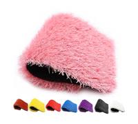 LMRXOFE Tappetino in Erba Artificiale realistica da 1 Pezzo Anti-spargimento con Fori di drenaggio(Pink,20x59in)