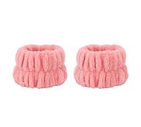 Lmrysalque 1 paio di cinturini per lavaggio con forte assorbimento dell'acqua, delicato sulla pelle, colore puro, per donne per la casa e i viaggi, Colore: rosa., casual