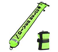 Lmrysalque Accessorio per boa di segnalazione di superficie SMB per immersioni subacquee gonfiabili ad alta visibilità 5FT (Giallo fluorescente)